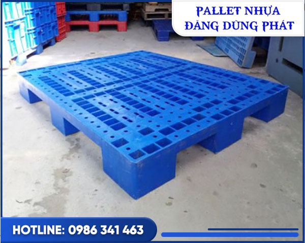 Pallet nhựa 1200x1000x150mm xanh