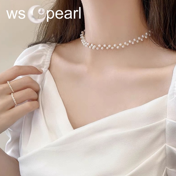 Choker ngọc trai mẫu trẻ - Trang Sức Ngọc Trai WSCPearl