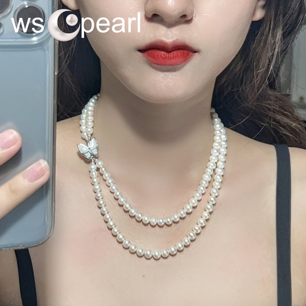 Chuỗi ngọc trai 2 tầng - Trang Sức Ngọc Trai WSCPearl