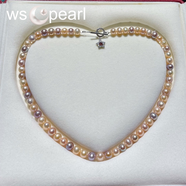 Chuỗi ngọc trai tứ quý nhiều màu - Trang Sức Ngọc Trai WSCPearl