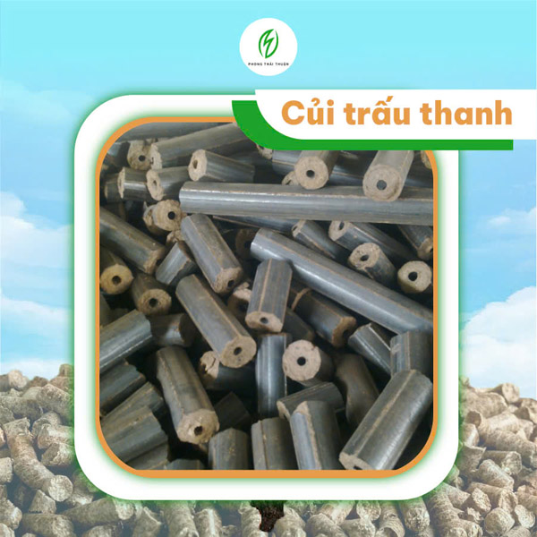 Củi trấu thanh - Viên Nén Gỗ Phong Thái Thuận - Công Ty TNHH Phong Thái Thuận