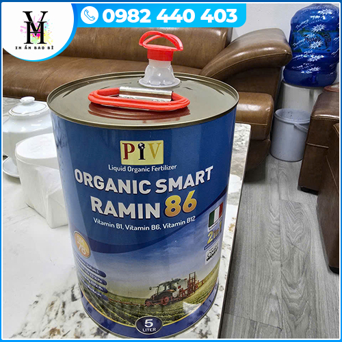 Vỏ lon 5L đựng phân bón