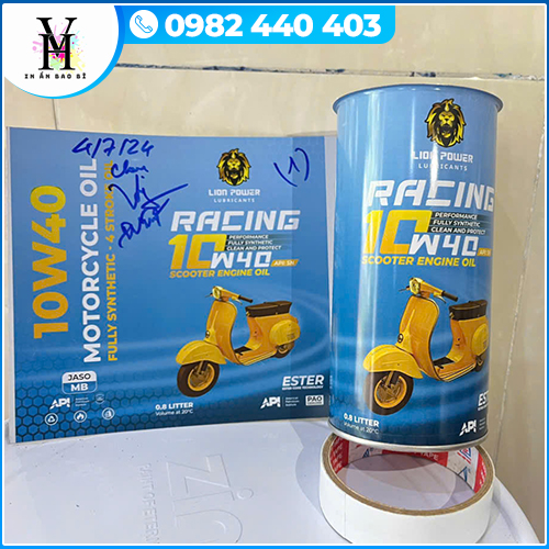 Lon đựng dầu nhớt