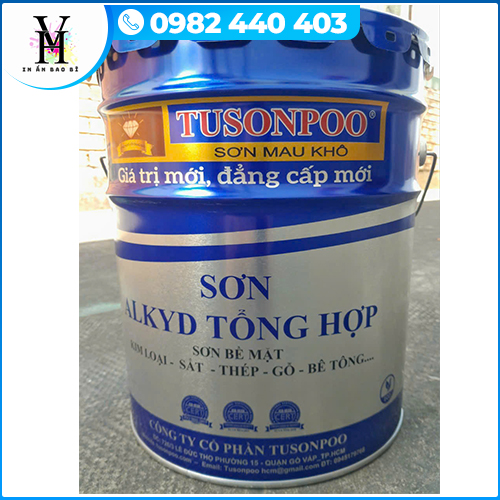 Lon đựng sơn kim loại