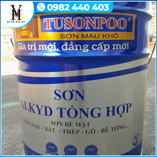 Lon đựng sơn kim loại
