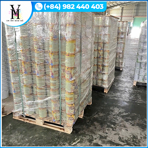 Hình ảnh kho hàng Công ty Bao Bì Kim Loại Hồng Vân