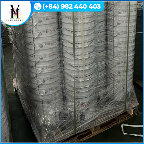 Hình ảnh kho hàng Công ty Bao Bì Kim Loại Hồng Vân
