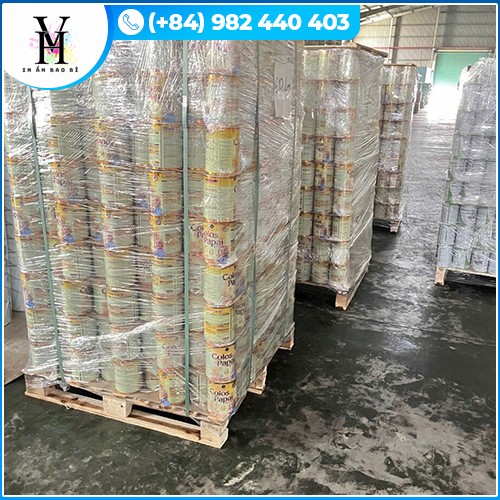 Hình ảnh kho hàng Công ty Bao Bì Kim Loại Hồng Vân