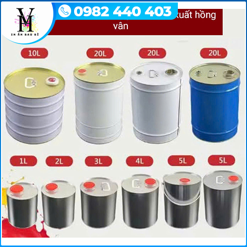 Vỏ thùng và lon đựng phân bón
