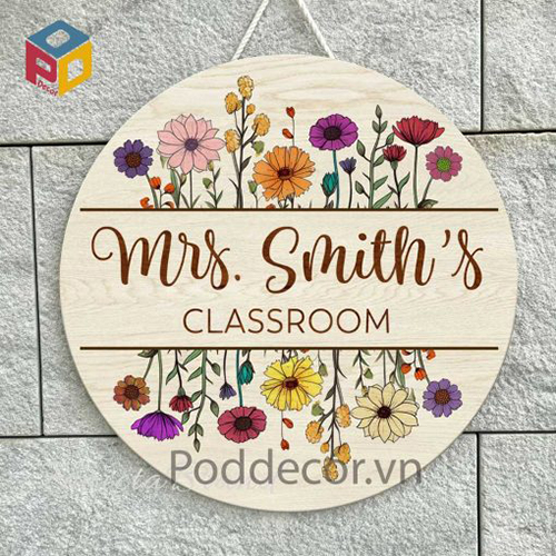 Biển lớp học - PodeDecor Việt Nam - Công Ty Sản Xuất Đồ Chơi Trẻ Em Và Giáo Cụ Montessori Poddecor Việt Nam