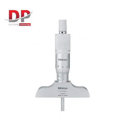 Panme đo sâu cơ khí Mitutoyo 128-101 - Thiết Bị Cơ Khí Đức Phong - Công Ty Cổ Phần Kỹ Thuật Và Công Nghệ Đức Phong