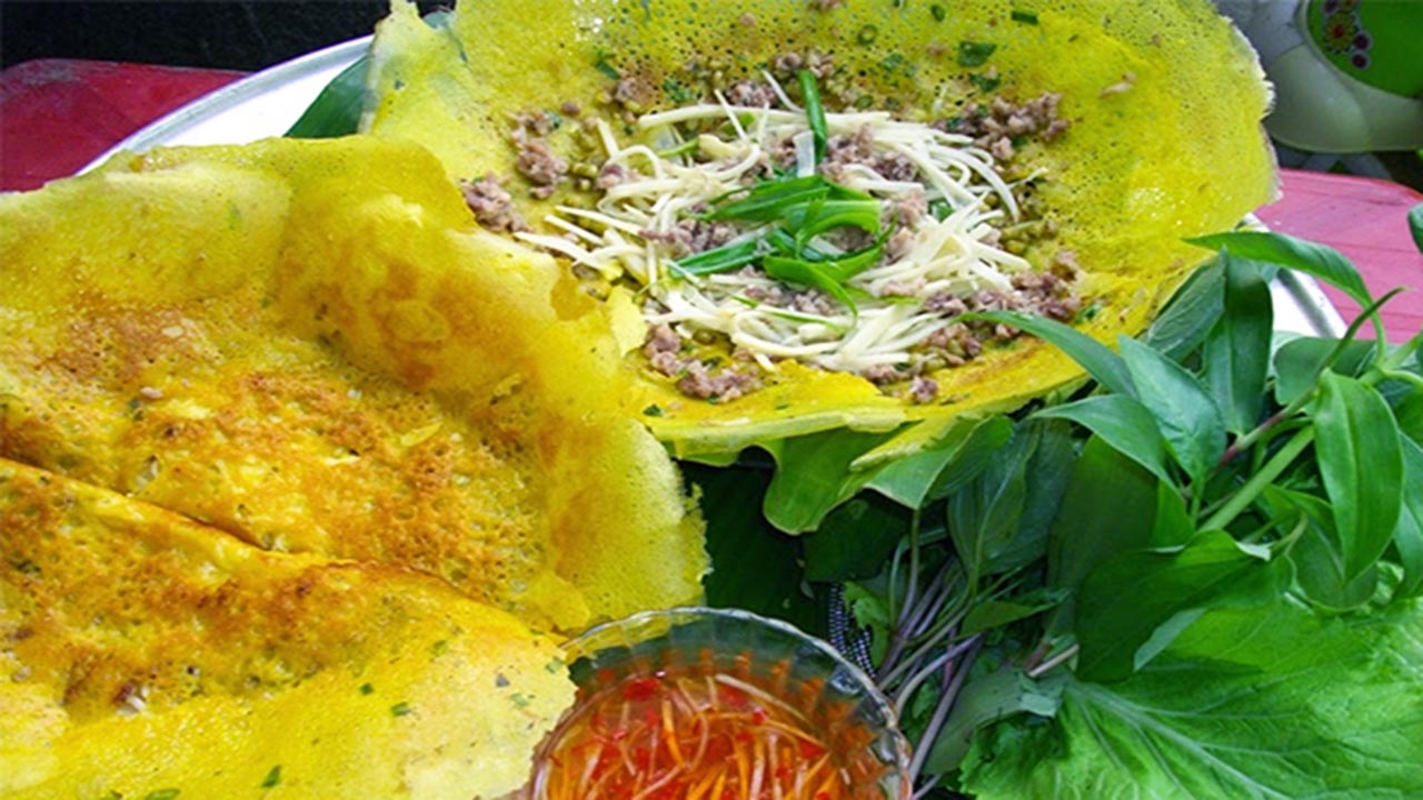 Bánh xèo ốc gạo