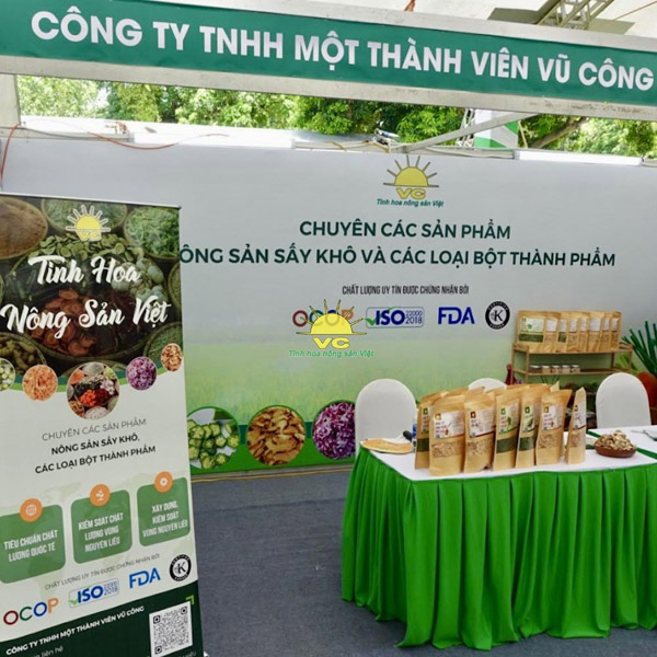 Hình ảnh tham dự hội chợ, triển lãm - Nhà Máy Sản Xuất Và Chế Biến Nông Sản Vũ Công - Công Ty TNHH Một Thành Viên Vũ Công