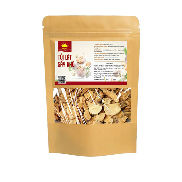Tỏi lát sấy khô - Nhà Máy Sản Xuất Và Chế Biến Nông Sản Vũ Công - Công Ty TNHH Một Thành Viên Vũ Công