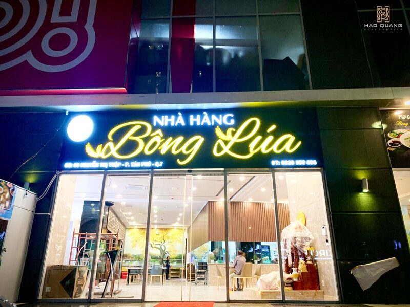 Lắp đặt hệ thống âm thanh tại nhà hàng Bông Lúa