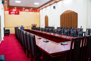 Hoàn thiện hệ thống âm thanh, ảnh sáng tại UBND xã Lý Nhân, Hà Nam