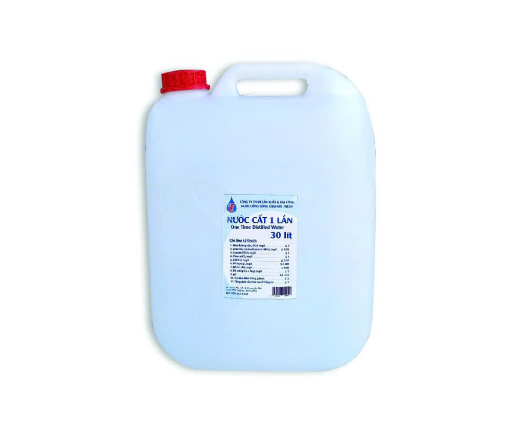 Nước cất 1 lần - Công Ty TNHH Sản Xuất & Gia Công Nước Uống Đóng Chai Ion Fresh