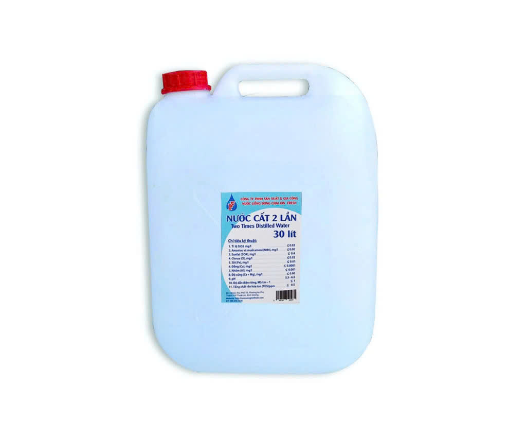 Nước cất 2 lần - Công Ty TNHH Sản Xuất & Gia Công Nước Uống Đóng Chai Ion Fresh