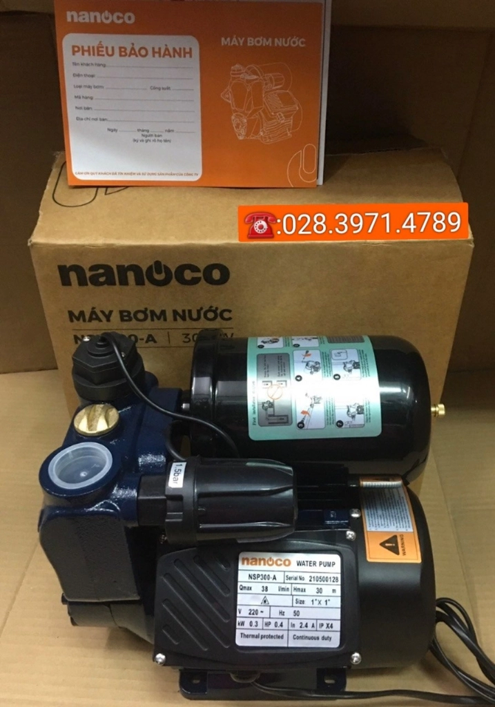 Máy bơm nước tăng áp Nanoco NSP300A