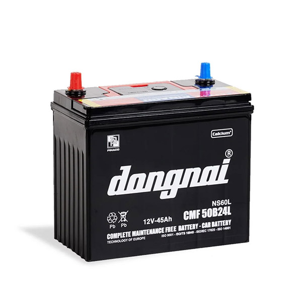 Bình ắc quy Đồng Nai khô 12V 45Ah CMF 50B24L - Xe Nâng Người Khang Phước Thịnh - Công Ty Trách Nhiệm Hữu Hạn Thương Mại Dịch Vụ Khang Phước Thịnh