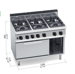 Bếp 6 họng - Công Ty Cổ Phần BNQ