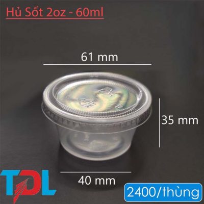 Hũ nhựa PP 2OZ - Bao Bì Tân Đại Long - Công Ty Cổ Phần Đầu Tư Phát Triển Tân Đại Long