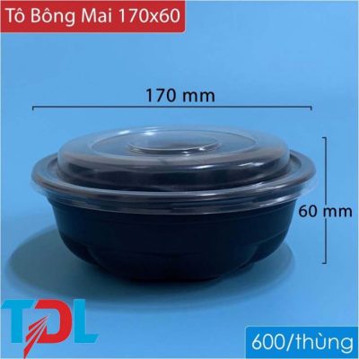 Tô bông mai đen PP - 170x60 nắp PP - Bao Bì Tân Đại Long - Công Ty Cổ Phần Đầu Tư Phát Triển Tân Đại Long