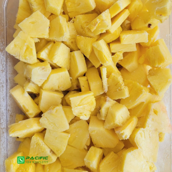 Dứa (thơm) đông lạnh - Trái Cây Đông Lạnh Pacific Agri - Công Ty TNHH Pacific Agri