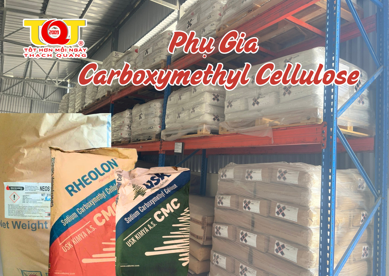 Phụ gia carboxymethyl cellulose - Công Ty TNHH Thương Mại Kỹ Thuật Thạch Quang