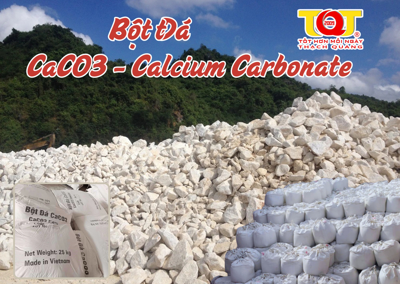 Bột đá CaCO3 - Công Ty TNHH Thương Mại Kỹ Thuật Thạch Quang