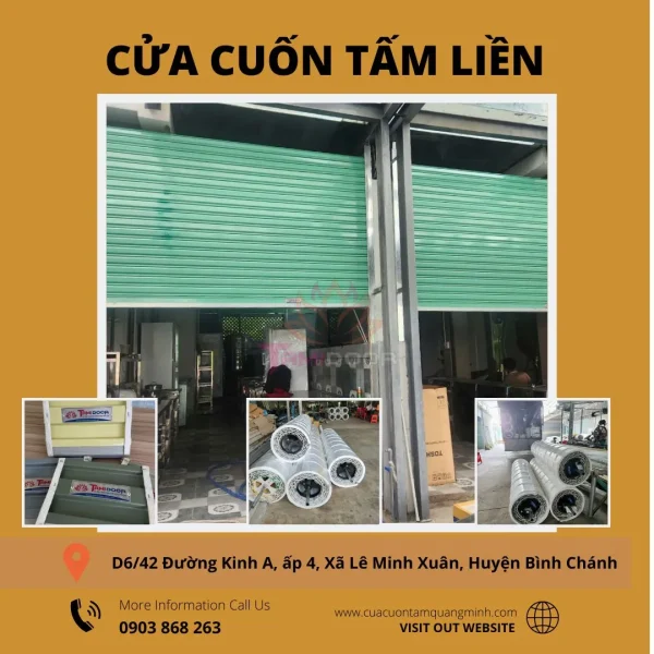 Cửa cuốn tấm liền