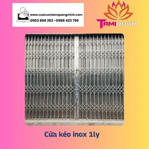 Cửa kéo inox 1ly Tamidoor