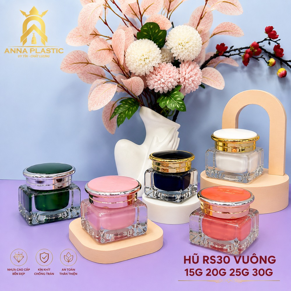 Hũ RS30 vuông