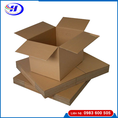 Thùng carton 3 lớp - Bao Bì Carton Hà Nam - Công Ty TNHH Dệt May Hà Nam