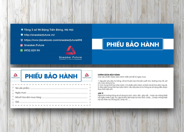 In phiếu bảo hành gấp đôi - In ấn Đại Hoàng - Công Ty TNHH In ấn Đại Hoàng