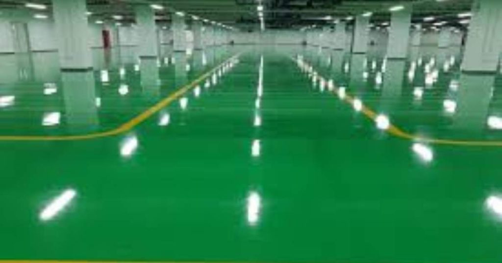 Thi công sơn epoxy - Đánh Bóng Sàn Kim Yến - Công Ty TNHH Đầu Tư Xây Dựng Thương Mại Kim Yến