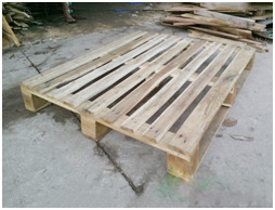 Pallet gỗ 1000x1200x130mm gỗ tạp