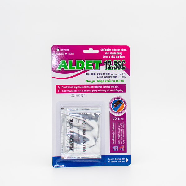 Aldet 12.5SC 5ml - Thuốc Diệt Côn Trùng Hải Phong - Công Ty TNHH Sản Xuất Và Thương Mại Dịch Vụ Hải Phong