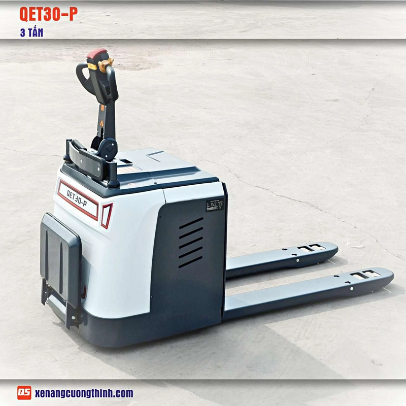 Xe nâng tay điện thấp 3 tấn có bệ lái - Xe Nâng Cường Thịnh - Công Ty TNHH Xe Nâng Cường Thịnh