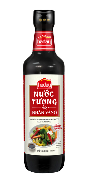 Nước tương nhãn vàng - Gia Vị Haday - Công Ty TNHH Haday Việt Nam