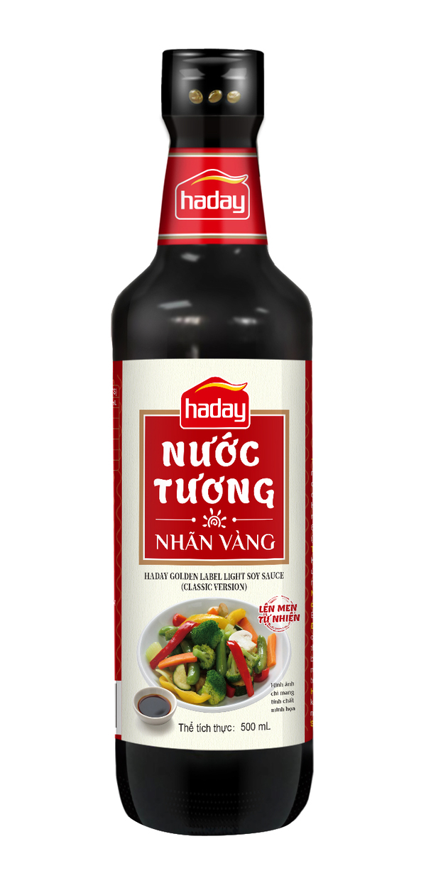 Nước tương nhãn vàng