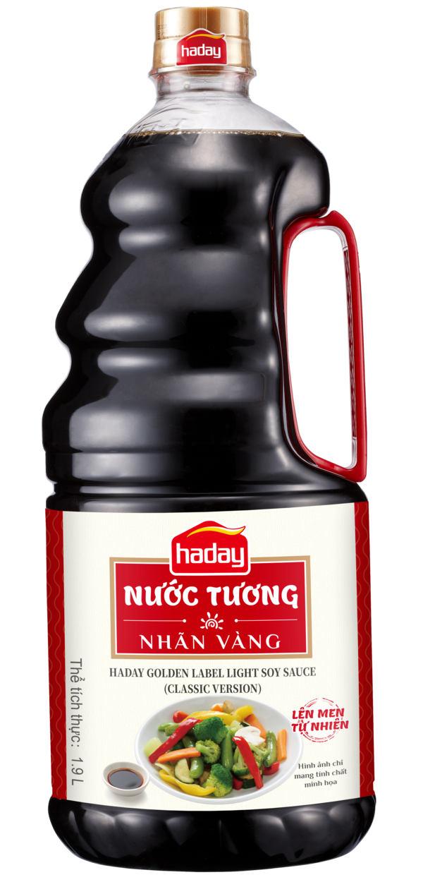 Nước tương nhãn vàng