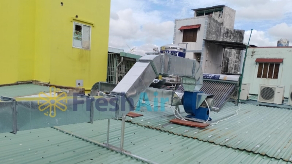 Dự án hệ thống hút khói bếp dân dụng - Công Ty TNHH Sản Xuất Thương Mại Dịch Vụ Fresh Air