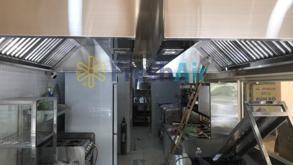 Dự án hệ thống hút khói bếp dân dụng - Công Ty TNHH Sản Xuất Thương Mại Dịch Vụ Fresh Air