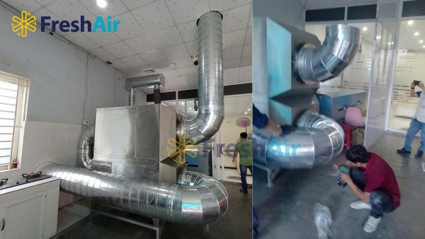 Dự án hệ thống xử lý khí thải - Công Ty TNHH Sản Xuất Thương Mại Dịch Vụ Fresh Air