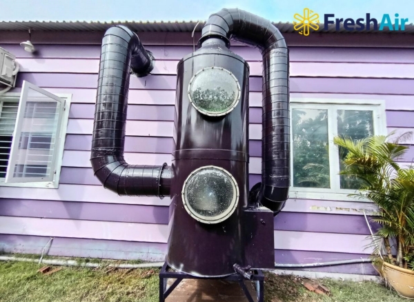 Dự án hệ thống xử lý khí thải - Công Ty TNHH Sản Xuất Thương Mại Dịch Vụ Fresh Air