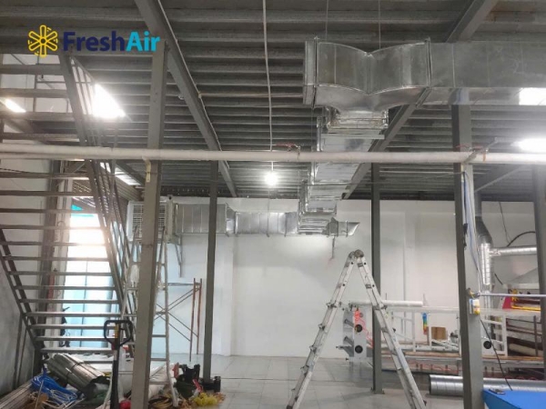 Dự án hệ thống làm mát xưởng may - Công Ty TNHH Sản Xuất Thương Mại Dịch Vụ Fresh Air