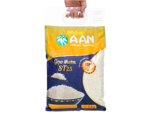 Gạo thơm ST25 bao 5kg - Siêu Thị VN Ngày Mới - Công Ty TNHH Thương Mại Dịch Vụ VN Ngày Mới