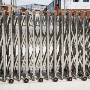 Cổng xếp inox - Công Ty TNHH MTV Thương Mại Và Dịch Vụ Nam Thiên Long