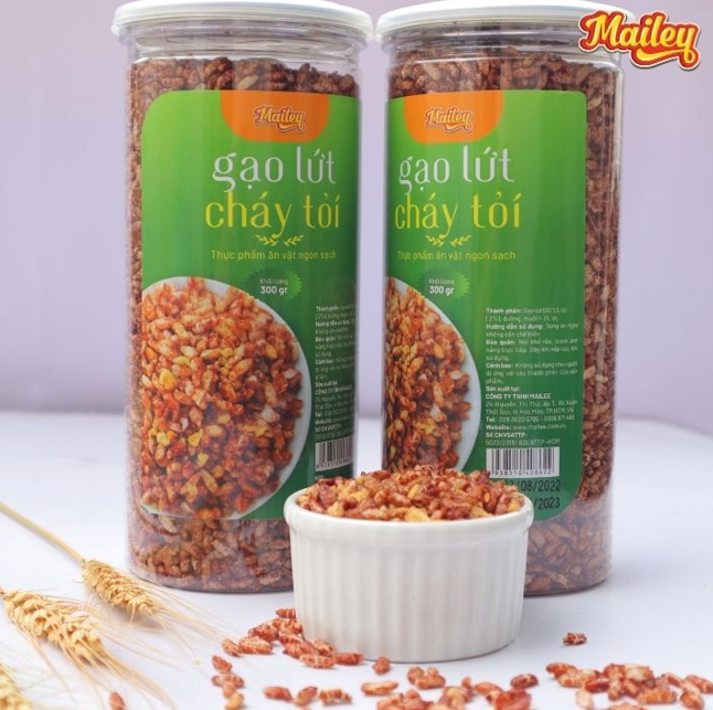 Gạo lứt cháy tỏi 300gr - Công Ty TNHH Mailee